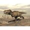 Posterazzi Tyrannosaurus Rex dinosaur running across rocky terrain Poster Print